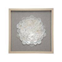 White Shells Shadow Box Wall Art - Shack framed artwork