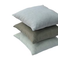 Cotton Cushions Close Up AA-NOB-SEA OLI GRE Stormy Sea Olive Noble Puritan Grey