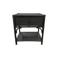 BLACK RAFFLES RATTAN OPEN BEDSIDE IMG1