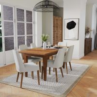 Make moments special with a mango wood dining table at home