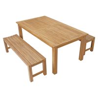 Balmoral Table Bench set angle