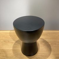 Bonham Black Drum Side Table Plain IMG3