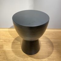 Bonham Black Drum Side Table Textured IMG2