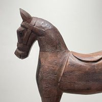 CARVED TIMBER ROCKING HORSE IMG2