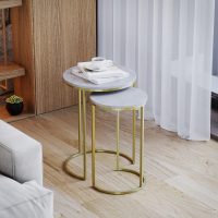 Como-Marble-Side-Table-Nest-Brass-KL-AL-24200BR-1