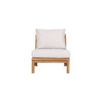 EI-211-WHEAT-Koloa-Outdoor-Teak-Lounge-1-Seat-Front