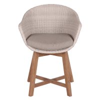 EI-6561 Maui Outdoor Teak Dining Chair - front edit