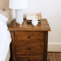 Brittany 3 Drawer Bedside Table