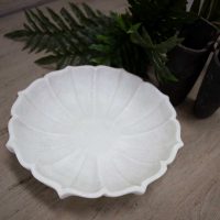 KP-2986-ABEY-WHITE-MARBLE-LOTUS-BOWL-30CM