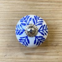 Knob - Snowflake Blue D4.5cm DC32SH 1