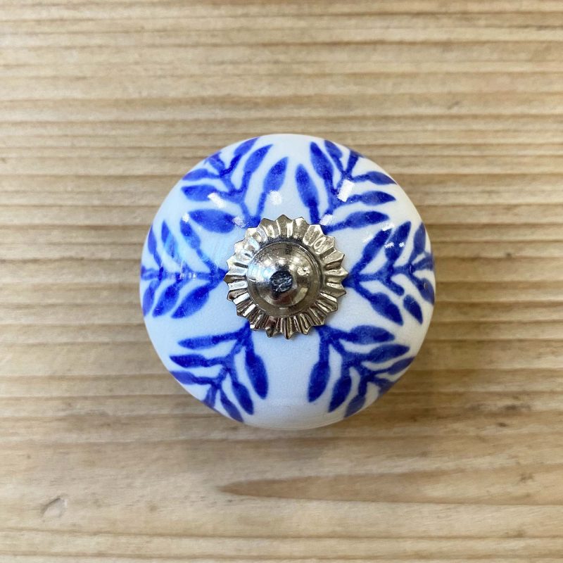 Knob - Snowflake Blue D4.5cm DC32SH 1