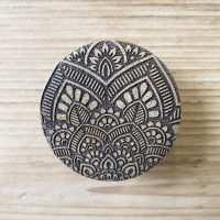 Knob - Stamped Mandala D4.5cm DC002A 1