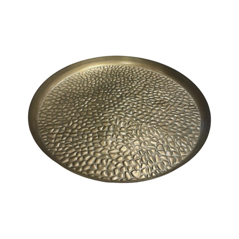 Mezi tray antique brass