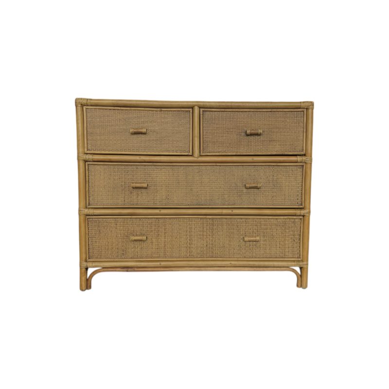 Natural Raffles Rattan 4 Drawer Chest IMG2