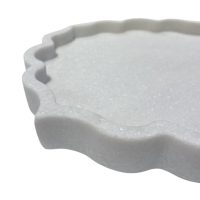 Petal Platter Carved Marble IMG3