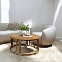 Raffles Rattan Coffee Table 90cm IMG5