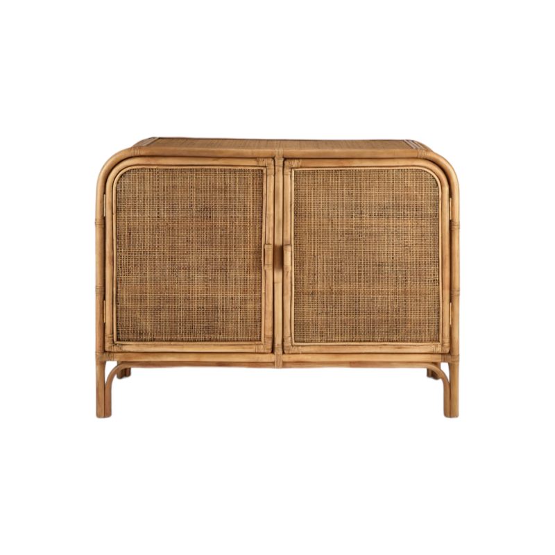 Raffles rattan cabinet 120 Front1