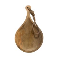 Round timber paddle serving tray IMG1