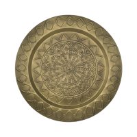 Sitara platter Antique Brass IMG1