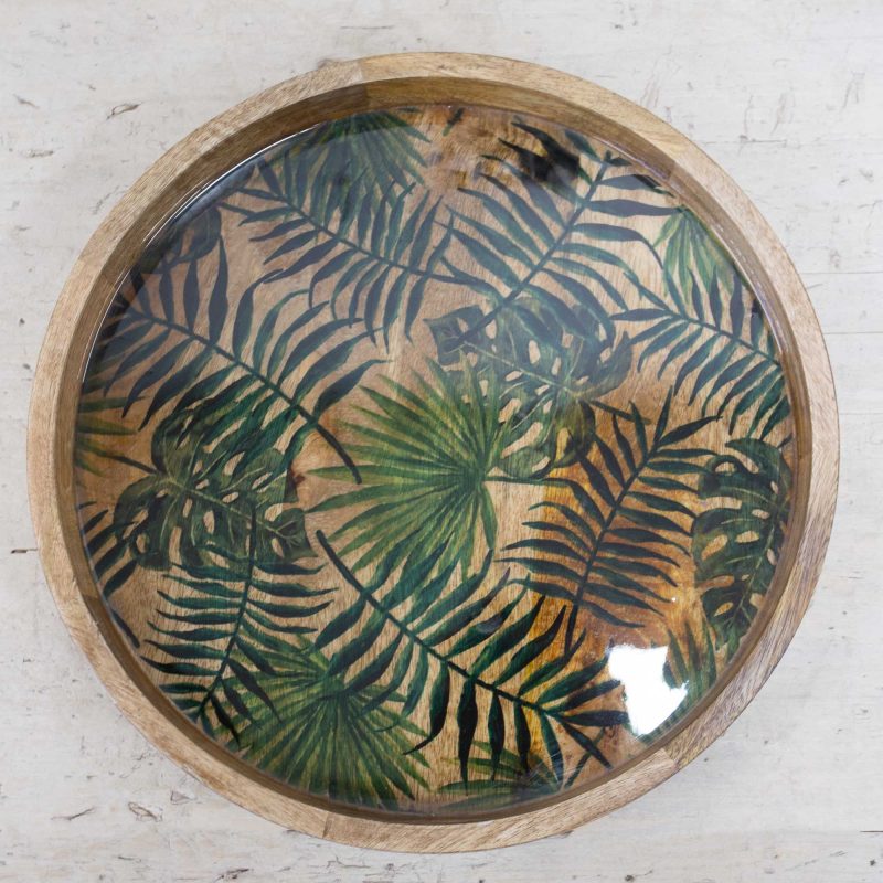 WD-2604-B-Tropical-Leaf-Tray-Round-2